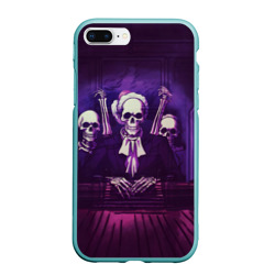 Чехол для iPhone 7Plus/8 Plus матовый Скелеты Призраки в Суде - Phonk