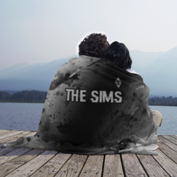 Плед 3D The Sims glitch на темном фоне: символ сверху - фото 2
