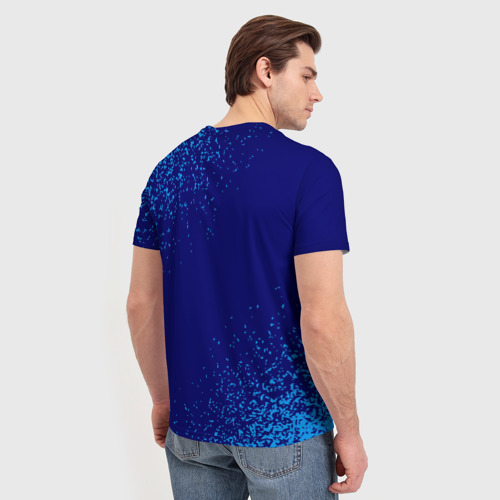 Мужская футболка 3D с принтом Витя рокозавр, вид сзади #2