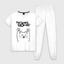 Женская пижама хлопок My Chemical Romance - rock cat