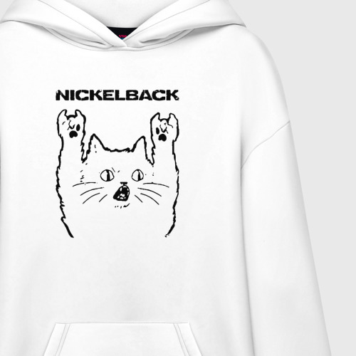 Худи SuperOversize хлопок Nickelback - rock cat - фото 3