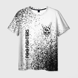 Foo Fighters и рок символ на светлом фоне – Мужская футболка 3D с принтом купить со скидкой в -26%