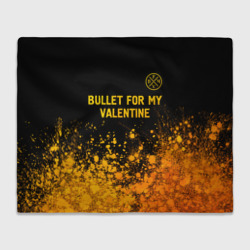 Плед 3D Bullet For My Valentine - gold gradient: символ сверху