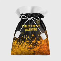 Подарочный 3D мешок Bullet For My Valentine - gold gradient: символ сверху