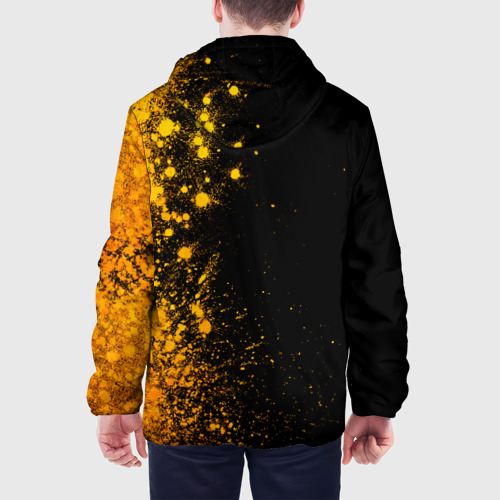 Мужская куртка 3D Maneskin - gold gradient: по-вертикали, цвет 3D печать - фото 5