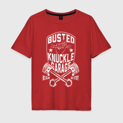 Мужская футболка хлопок Oversize Busted knuckle