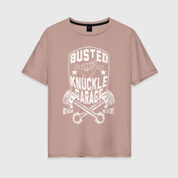 Женская футболка хлопок Oversize Busted knuckle