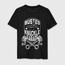Busted knuckle – Мужская футболка хлопок с принтом купить со скидкой в -20%