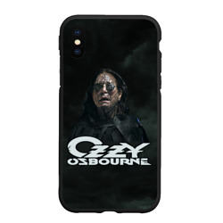 Чехол для iPhone XS Max матовый Ozzy Osbourne Dark rain