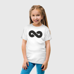 Детская футболка хлопок Number 008 - бесконечность - фото 2