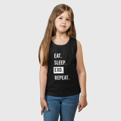 Детская майка хлопок Eat Sleep Exo Repeat - фото 2