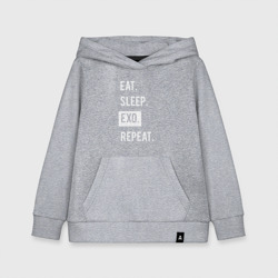 Детская толстовка хлопок Eat Sleep Exo Repeat