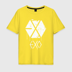 Мужская футболка хлопок Oversize Exo лого