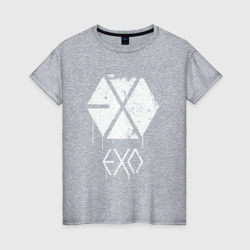 Женская футболка хлопок Exo лого