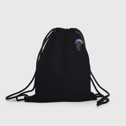 Рюкзак-мешок 3D Яркая медуза на спине