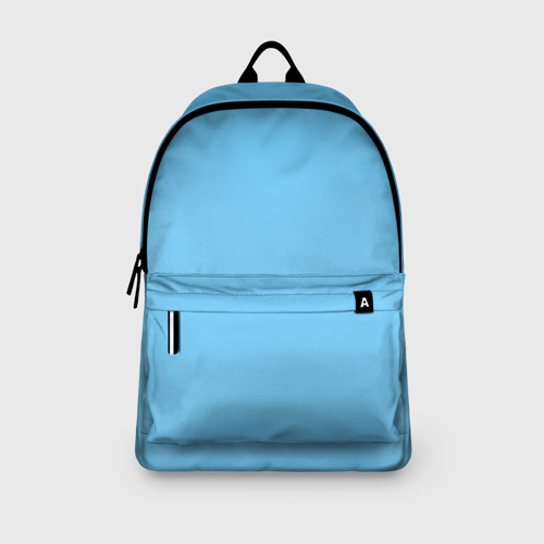 Рюкзак 3D Однотонный небесный голубой - фото 4