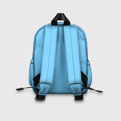 Детский рюкзак 3D Однотонный небесный голубой - фото 4