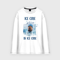 Мужской лонгслив oversize хлопок Ice Cube in ice cube