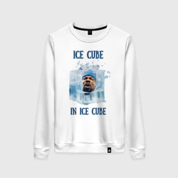 Женский свитшот хлопок Ice Cube in ice cube