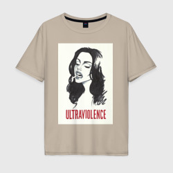 Мужская футболка хлопок Oversize Ultraviolence