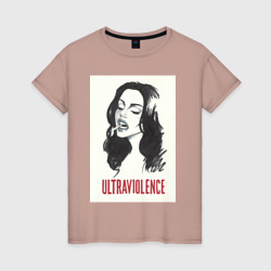 Женская футболка хлопок Ultraviolence