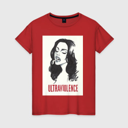 Ultraviolence – Женская футболка хлопок с принтом купить со скидкой в -20%