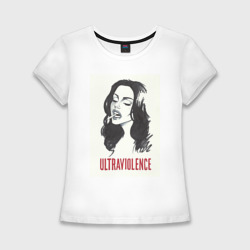 Женская футболка хлопок Slim Ultraviolence