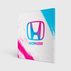 Холст квадратный Honda neon gradient style