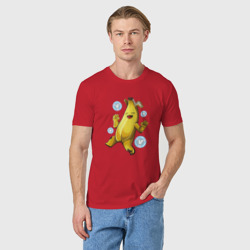 Мужская футболка хлопок Банан с В-баксами Фортнайт - фото 2