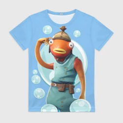 Женская футболка 3D Карасьь из Фортнайт