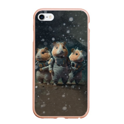 морские свинки в комбинезонах на марсе  – Чехол для iPhone 6Plus/6S Plus матовый с принтом купить
