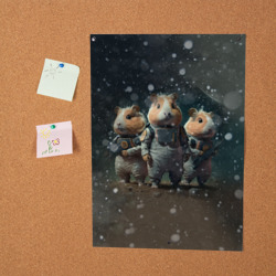 Постер Морские свинки в комбинезонах на марсе - фото 2