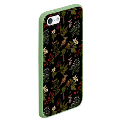 Чехол для iPhone 5/5S матовый Ядовитые травы - фото 2