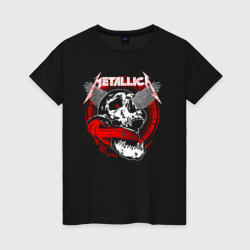 Женская футболка хлопок Metallica The God that failed