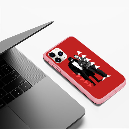 Чехол для iPhone 11 Pro Max матовый с принтом Kasabian рок группа, фото #5