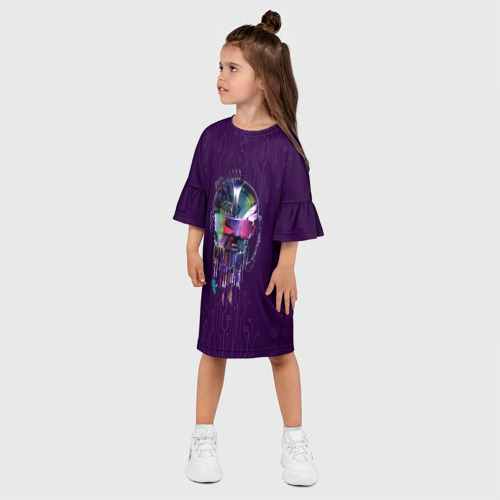 Детское платье 3D с принтом Kasabian The Alchemist's Euphoria, фото на моделе #1