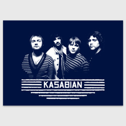 Поздравительная открытка Kasabian все участники группы