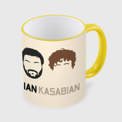 Кружка с полной запечаткой Kasabian арт