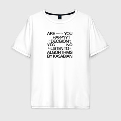 Мужская футболка хлопок Oversize Kasabian Algorithms