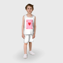 Детская пижама с шортами хлопок Cердца пять - фото 2