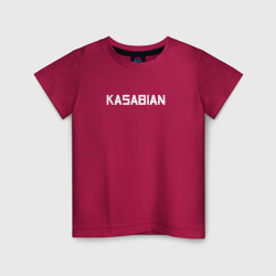 Светящаяся детская футболка Kasabian лого