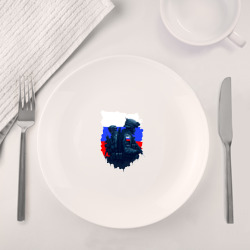 Набор: тарелка + кружка Военные РФ и флаг - neuro art - фото 2