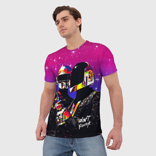 Мужская футболка 3D Daft Punk Discovery, цвет 3D печать - фото 3