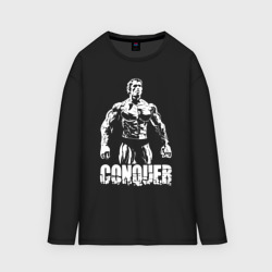 Мужской лонгслив oversize хлопок Arnold conquer