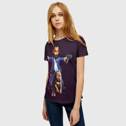 Женская футболка 3D Киллер Джон - фото 2