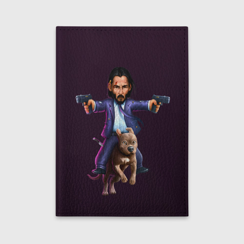 Обложка для автодокументов Киллер Джон, цвет фиолетовый