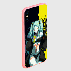 Чехол для iPhone XS Max матовый Rebecca - Cyberpunk Edgerunners - фото 2
