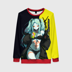 Женский свитшот 3D Rebecca - Cyberpunk Edgerunners