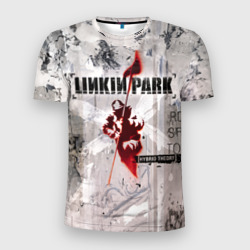 Мужская футболка 3D Slim Linkin Park Hybrid Theory