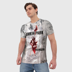 Мужская футболка 3D Linkin Park Hybrid Theory - фото 2